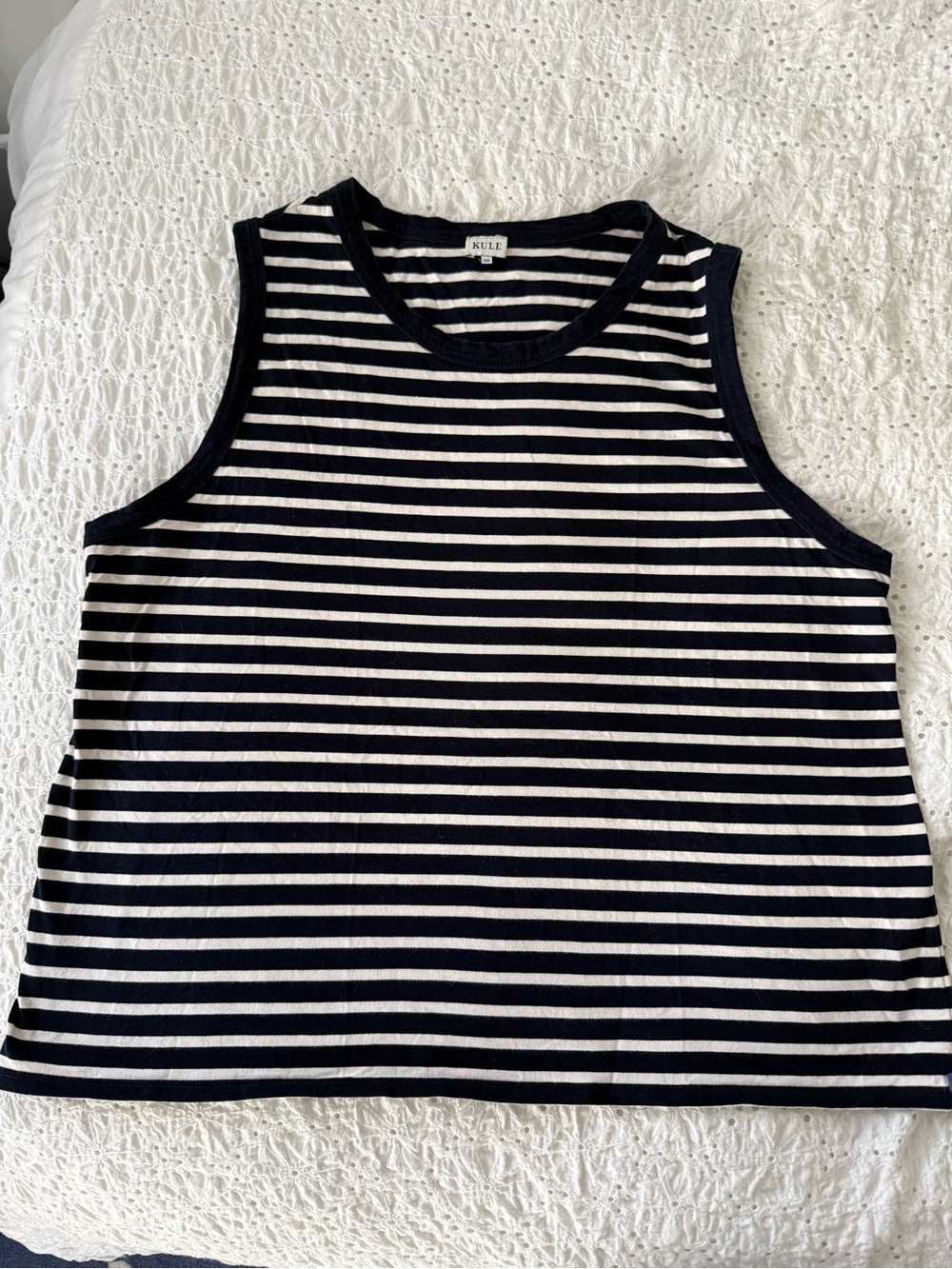 KULE tank navy/white